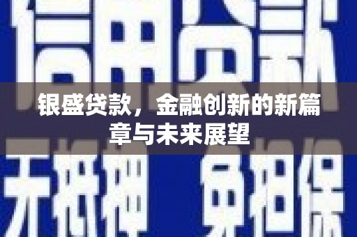 北部新区银盛贷款，金融创新的新篇章与未来展望