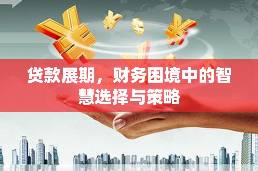 北部新区贷款展期，财务困境中的智慧选择与策略