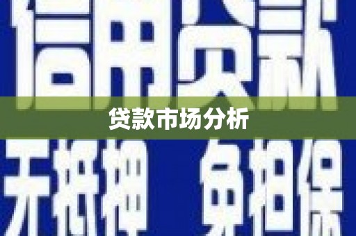 北部新区贷款市场分析