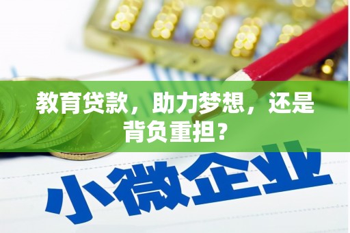 北部新区教育贷款，助力梦想，还是背负重担？