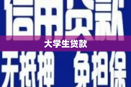 北部新区大学生贷款