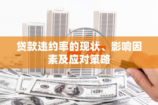 北部新区贷款违约率的现状、影响因素及应对策略