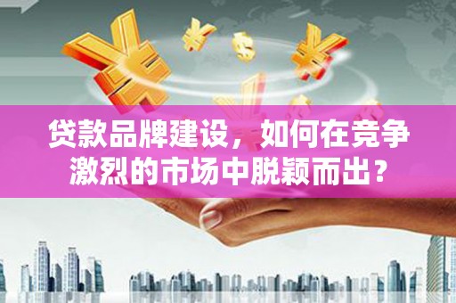 北部新区贷款品牌建设，如何在竞争激烈的市场中脱颖而出？