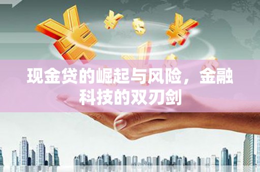 北部新区现金贷的崛起与风险，金融科技的双刃剑