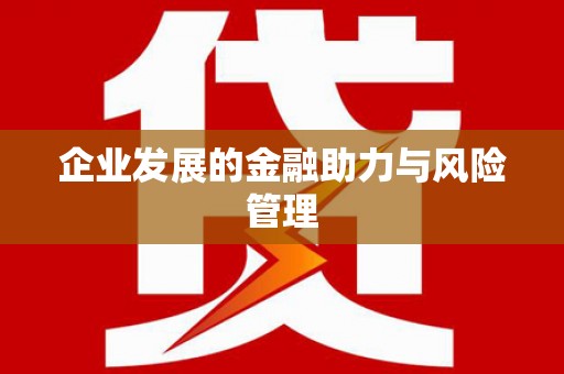 北部新区企业发展的金融助力与风险管理