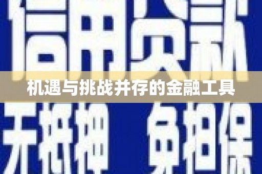 北部新区机遇与挑战并存的金融工具