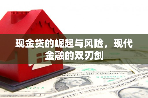 北部新区现金贷的崛起与风险，现代金融的双刃剑