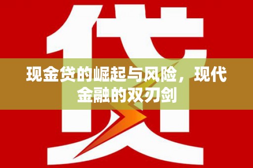 北部新区现金贷的崛起与风险，现代金融的双刃剑