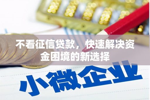 北部新区不看征信贷款，快速解决资金困境的新选择