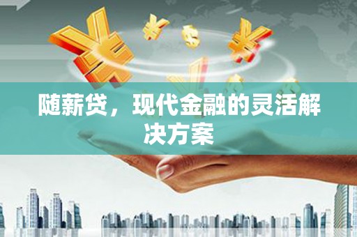 北部新区随薪贷，现代金融的灵活解决方案