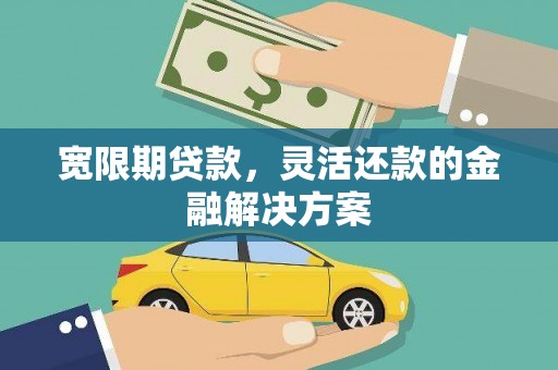 北部新区宽限期贷款，灵活还款的金融解决方案