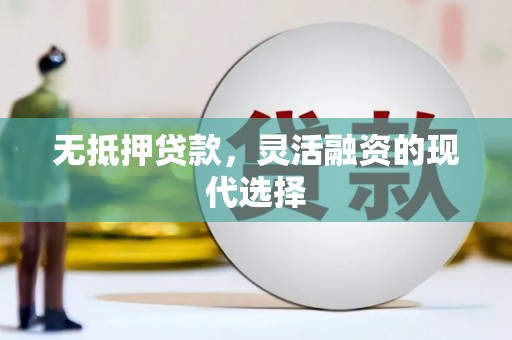 北部新区无抵押贷款，灵活融资的现代选择