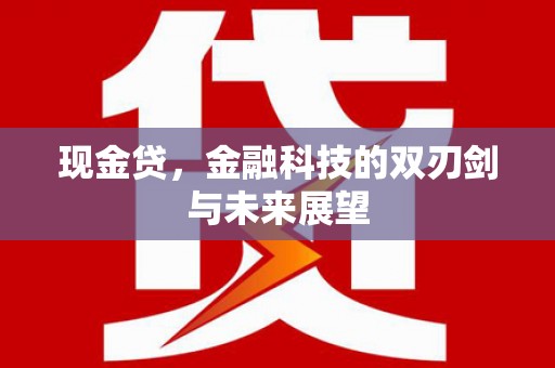 北部新区现金贷，金融科技的双刃剑与未来展望