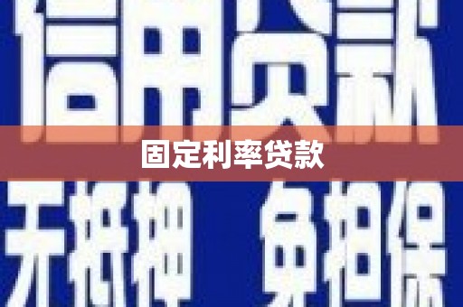 北部新区固定利率贷款