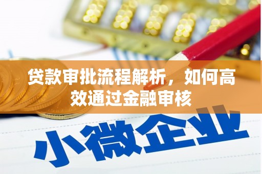 北部新区贷款审批流程解析，如何高效通过金融审核