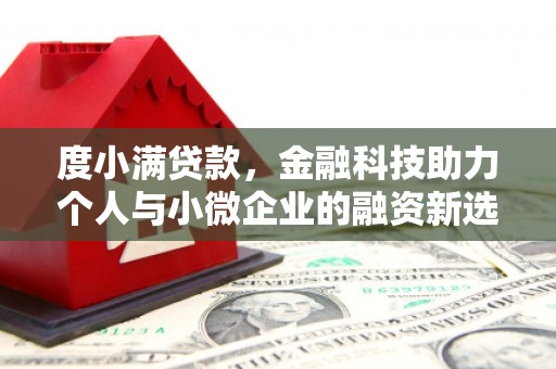 北部新区度小满贷款，金融科技助力个人与小微企业的融资新选择