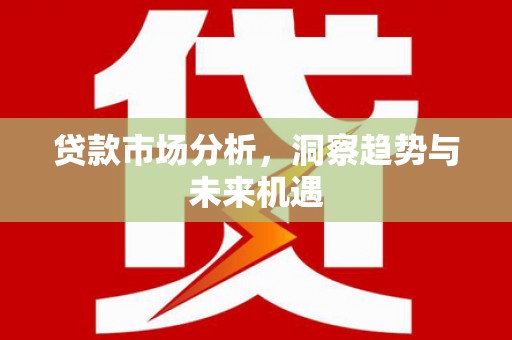 北部新区贷款市场分析，洞察趋势与未来机遇