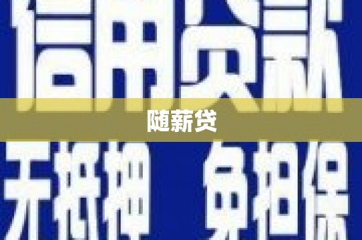 北部新区随薪贷