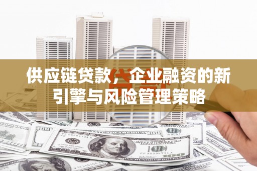 北部新区供应链贷款，企业融资的新引擎与风险管理策略