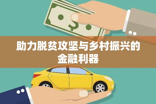 北部新区助力脱贫攻坚与乡村振兴的金融利器