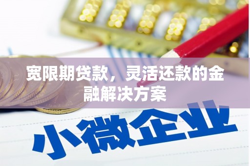北部新区宽限期贷款，灵活还款的金融解决方案