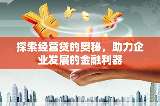 北部新区探索经营贷的奥秘，助力企业发展的金融利器