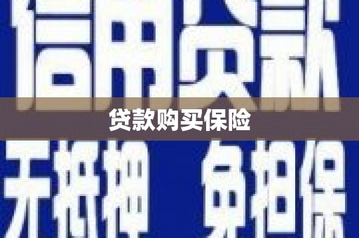 北部新区贷款购买保险