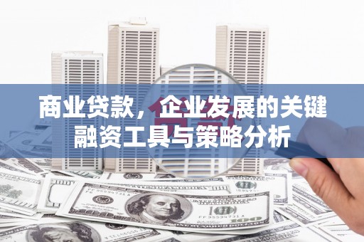 北部新区商业贷款，企业发展的关键融资工具与策略分析