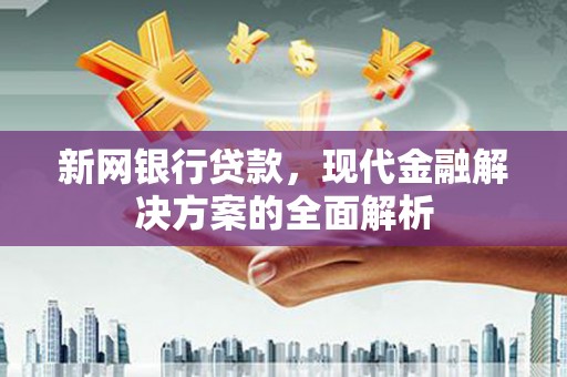 北部新区新网银行贷款，现代金融解决方案的全面解析
