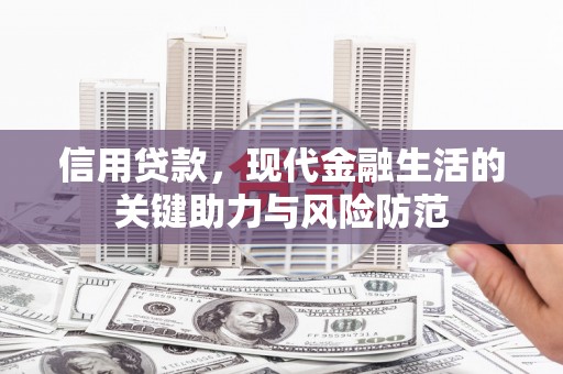 北部新区信用贷款，现代金融生活的关键助力与风险防范