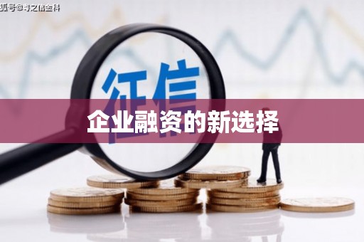 北部新区企业融资的新选择