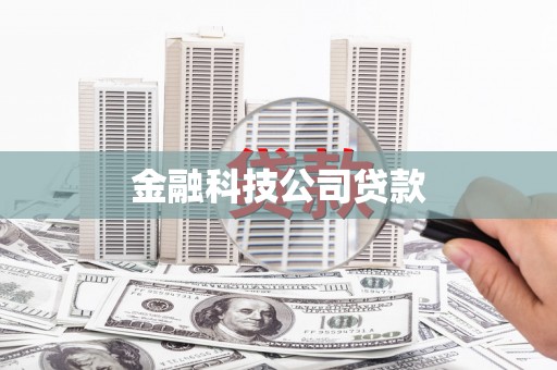 北部新区金融科技公司贷款