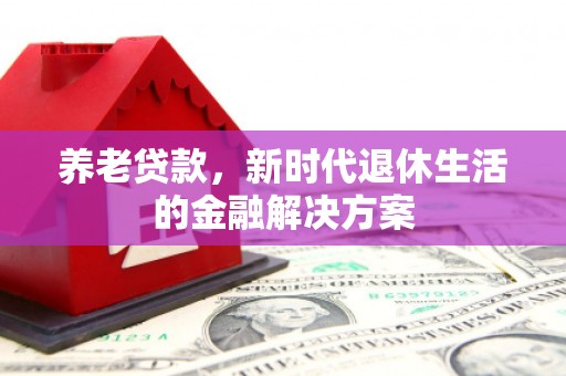 北部新区养老贷款，新时代退休生活的金融解决方案