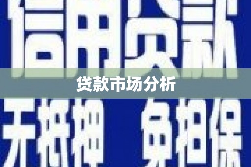 北部新区贷款市场分析