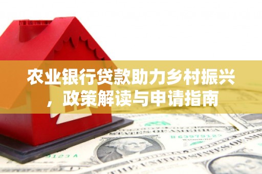 北部新区农业银行贷款助力乡村振兴，政策解读与申请指南
