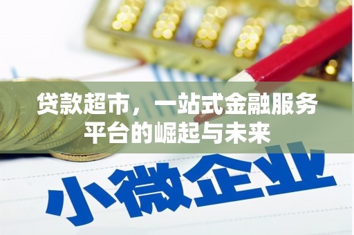 北部新区贷款超市，一站式金融服务平台的崛起与未来