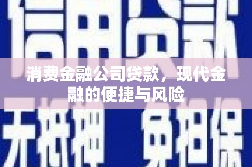 北部新区消费金融公司贷款，现代金融的便捷与风险
