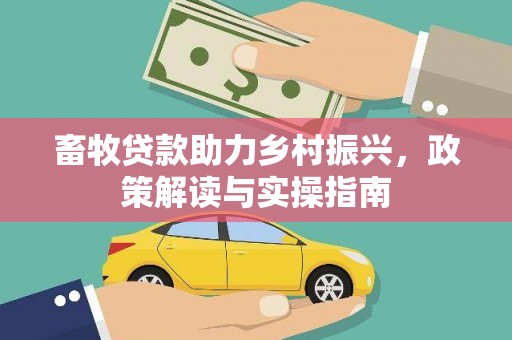 北部新区畜牧贷款助力乡村振兴，政策解读与实操指南