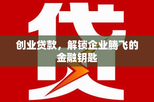 北部新区创业贷款，解锁企业腾飞的金融钥匙