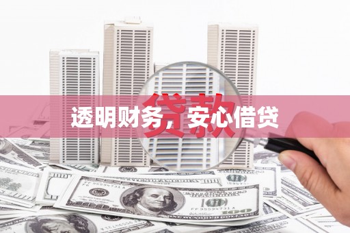 北部新区透明财务，安心借贷