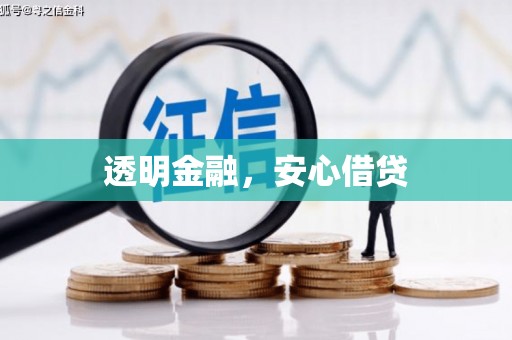 北部新区透明金融，安心借贷