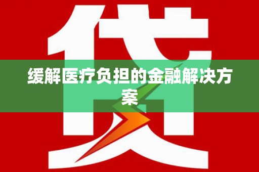 北部新区缓解医疗负担的金融解决方案