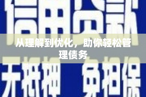 北部新区从理解到优化，助你轻松管理债务