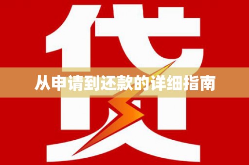 北部新区从申请到还款的详细指南