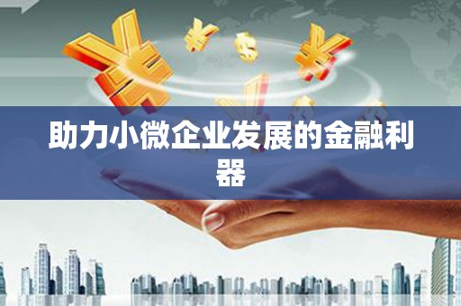 北部新区助力小微企业发展的金融利器