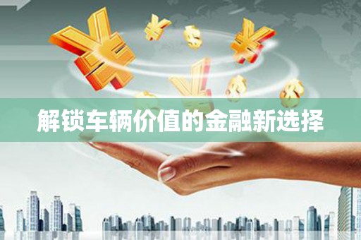 北部新区解锁车辆价值的金融新选择
